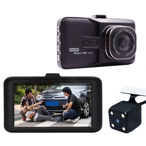 Авто видеорегистратор Smart Technology Dual Lens Cam, 2 камери, Full HD